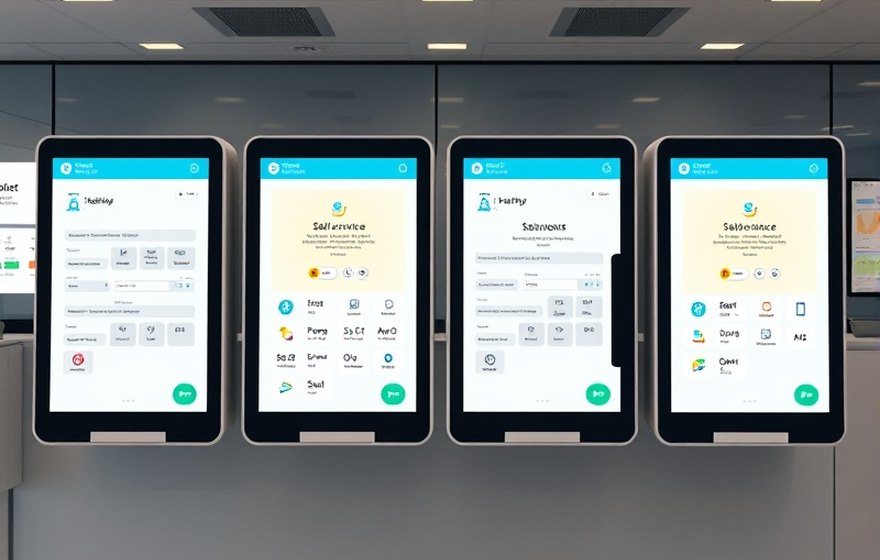 セルフサービス端末の遠隔診断画面